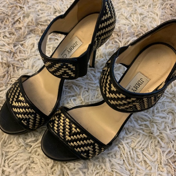 Jimmy Choo Black and Gold Heels - Great Condition! - Picture 6 of 8